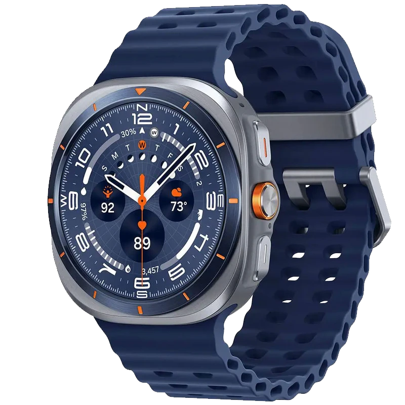 ساعت هوشمند 47 میلی‌متری سامسونگ مدل Galaxy Watch Ultra 2025 با بند مارین